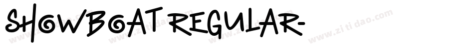 Showboat Regular字体转换